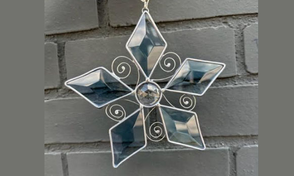 Stained Glass Snowflakes